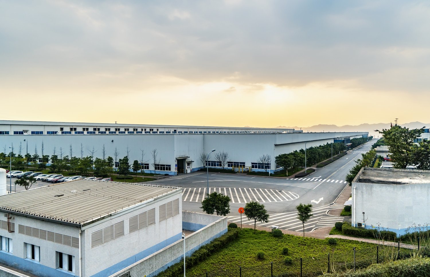 Industrial parks and factories in Chongqing, China